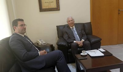 وزير الزراعة اللبناني استقبل رئيس اللجنة الزراعية في اتحاد غرف التجارة والصناعة والزراعة اللبنانية