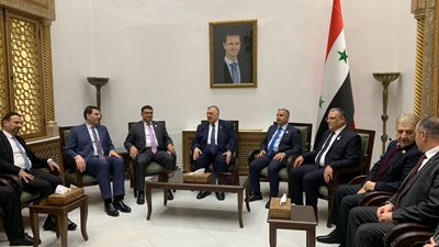 رئيس مجلس الشعب السوري التقى وزراء زراعة لبنان وسوريا والاردن والعراق