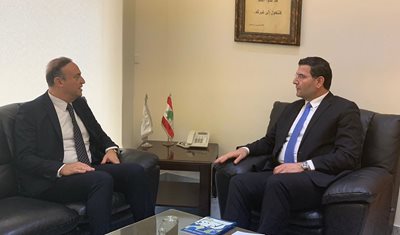 وزير الزراعة استقبل سفير لبنان في المملكة العربية السعودية