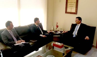 وزير الزراعة يستقبل القائم بالأعمال في السفارة السورية في لبنان