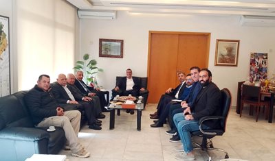 وزير الزراعة الدكتور نزار هاني يستقبل وفد اتحاد بلديات العرقوب: تأكيد على الدعم الشامل وحماية الزراعة والمزارعين