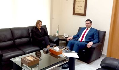 الوزير الحاج حسن إستقبل الأمينة العامة للمجلس الوطني للبحوث العلمية في لبنان
