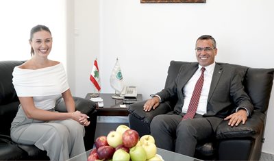 وزير الزراعة يستقبل ملكة جمال لبنان ندى كوسا: شراكة ملهمة من أجل الزراعة المستدامة وحماية البيئة