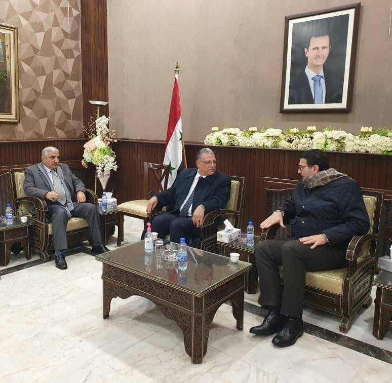 وزير الزراعة اللبناني في سوريا