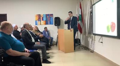 وزير الزراعة اختتم جولة يوم التفاح اللبناني في بعقلين