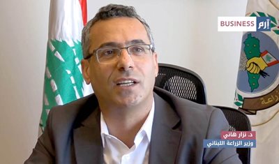 وزير الزراعة اللبناني: حرب إسرائيل كبدت المزارعين خسائر بـ800 مليون دولار والحكومة تسعى إلى قرض بـ200 مليون دولار لإعادة تأهيل القطاع