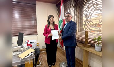 غانم زار النداف ناقلاً شكر الوزير هاني: شراكة متجددة بين وزارة الزراعة وتلفزيون لبنان لخدمة الإعلام التوعوي والإرشاد الزراعي