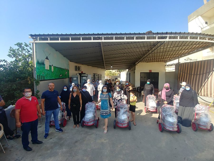 توزيع معدات  للسيدات والجمعيات التعاونية التي تُعنى بإنتاج الحليب والأجبان  في محافظة عكار