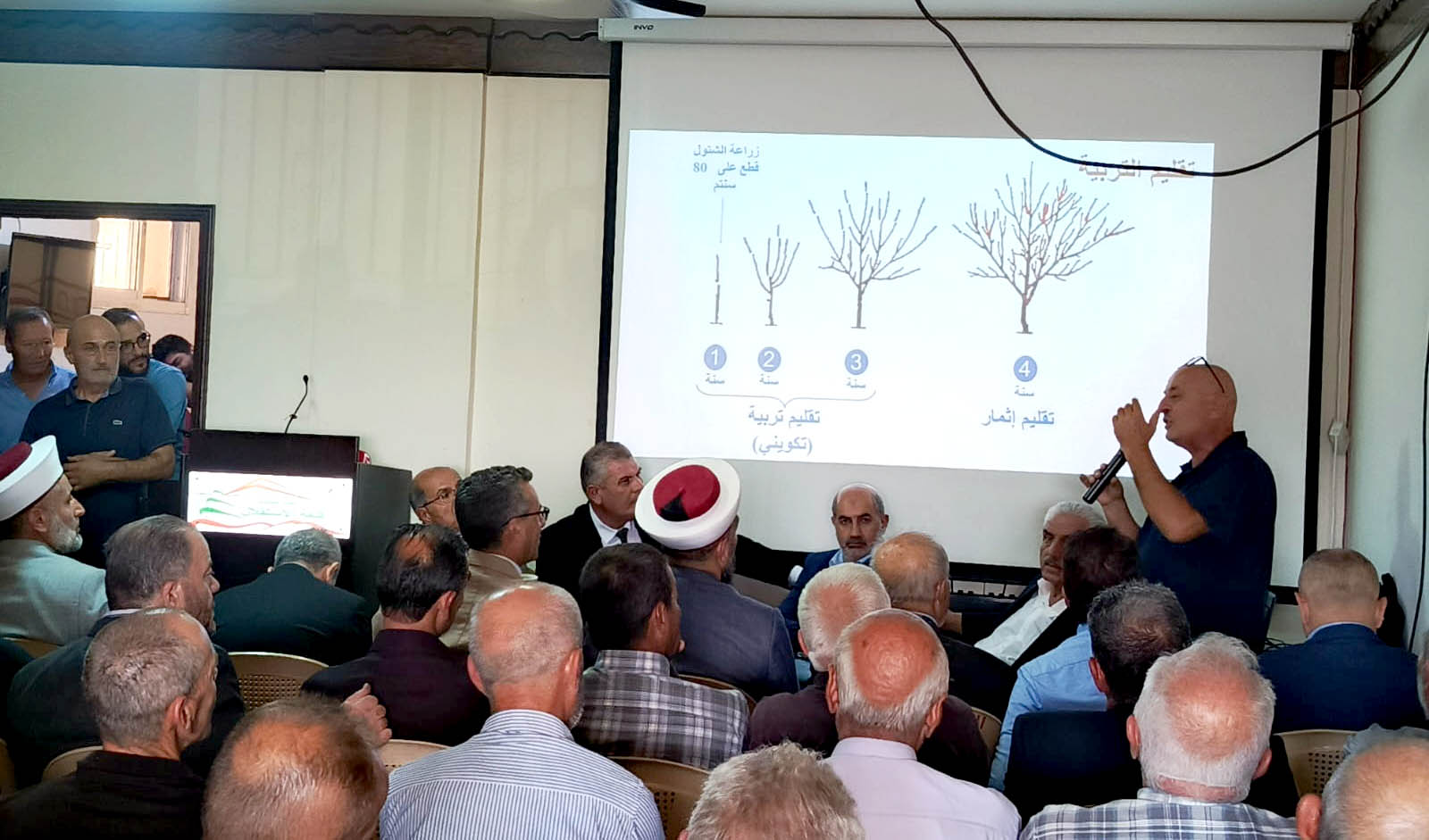 في إطار البرنامج الوطني للإرشاد الزراعي: ندوة توجيهية في راشيا برعاية وزير الزراعة الدكتور نزار هاني وحضور فاعليات رسمية وزراعية واسعة