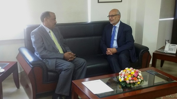 شهيب استقبل السفير السوداني في لبنان 