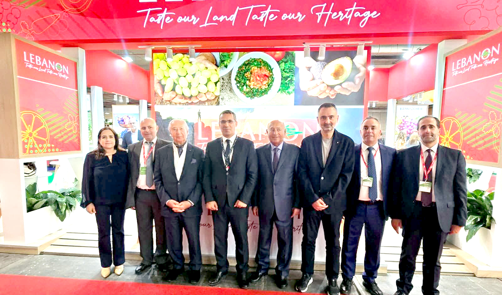 وزير الزراعة الدكتور نزار هاني يزور الجناح اللبناني في معرض 