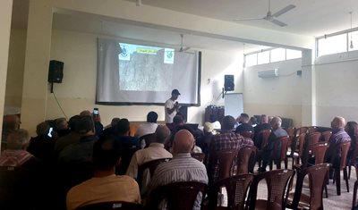 ندوة إرشادية في زغرتا المتاولة حول زراعة الفطر الأبيض ضمن البرنامج الوطني للإرشاد الزراعي