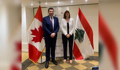وزير الزراعة استقبل السفيرة الكندية في لبنان