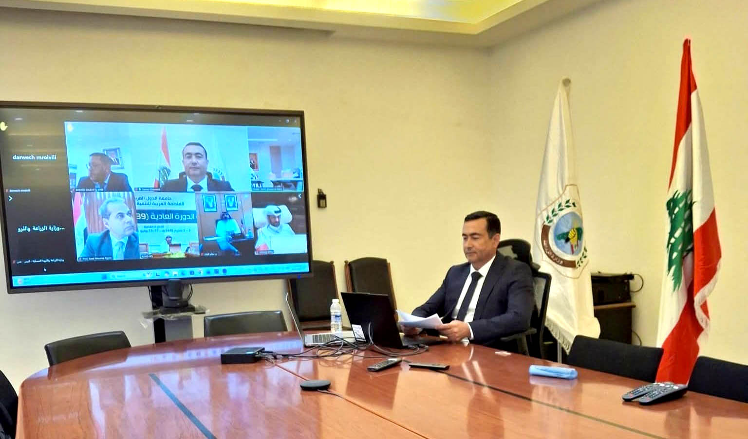 لبنان يدعو من الجمعية العامة للمنظمة العربية للتنمية الزراعية إلى تسريع التكامل الزراعي العربي وتعزيز الأمن الغذائي
