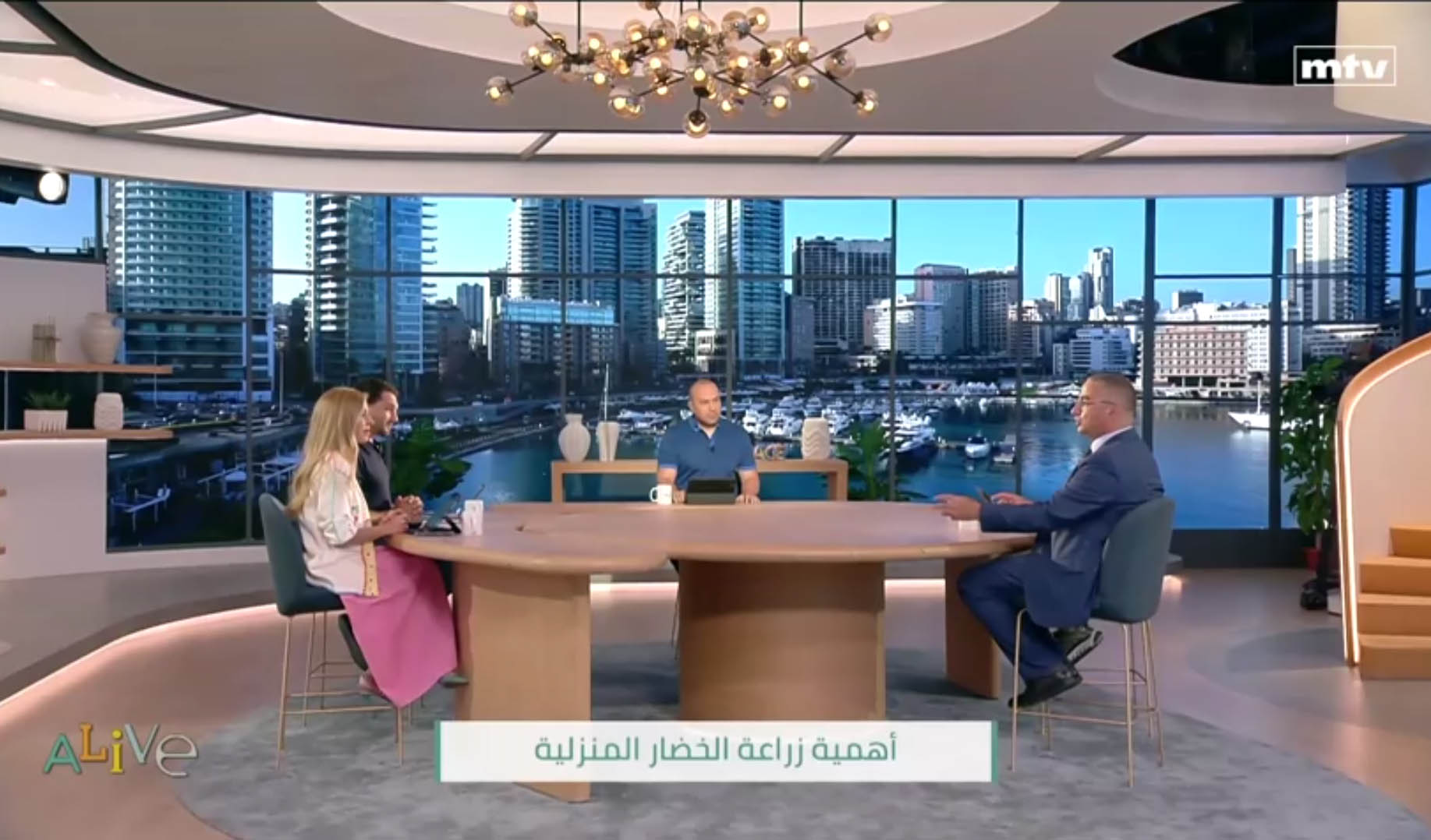 برنامج ALIVE عبر تلفزيون MTV يستضيف رئيس مصلحة الزراعة في النبطية حسين السقا حول زراعة الخضار المنزلية وأهميتها